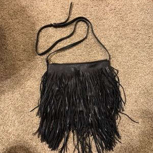 Fringe cross-body